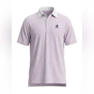 PETER MILLAR MENS POLO SHIRT WHITE WITH BLUE STRIPES SIZE XL